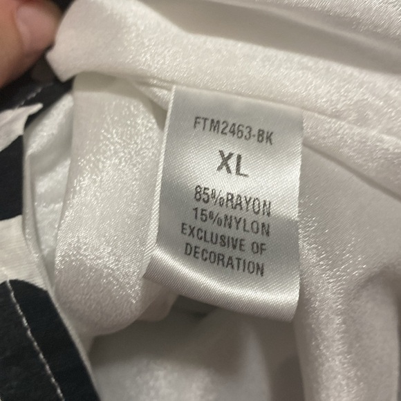 THML Black and White Dress with Colorful Embroidery - Picture 5 of 6